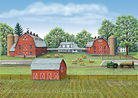Haven Hills Farm, color limited edition print
