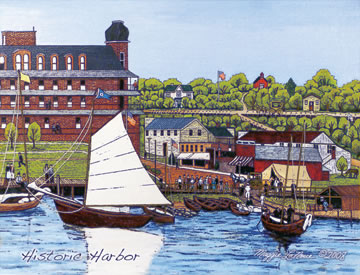Harbor Springs art print