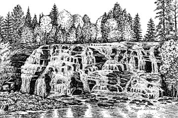 Bond Falls, Upper Peninsula Michigan