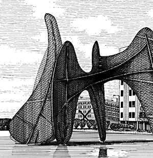 The Calder Grand Rapids Art by Maggie LaNoue
